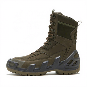 High top suede lightweight tactical <b>boots</b>, wear-resistant and anti slip outdoor training tactical <b>boots</b> for men - Product Image 6