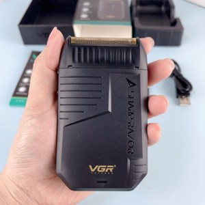V-375 Nouveau rasoir à lames doubles professionnel sans fil pour hommes Utilisation du corps et du visage Rechargeable - Product Image 4