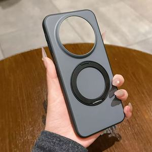 Étui avec support magnétique rotatif à 360 degrés pour Huawei Mate 80/80 Pro Max, bord doux mat, antichoc, design professionnel, TPU+PC - Product Image 1