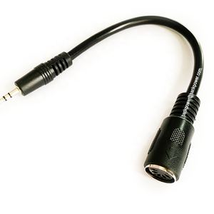 Câble <span class=keywords><strong>MIDI</strong></span> 5 broches DIN femelle vers prise jack 3,5 mm 3 pôles pour guitare, microphone, système audio - Product Image 4