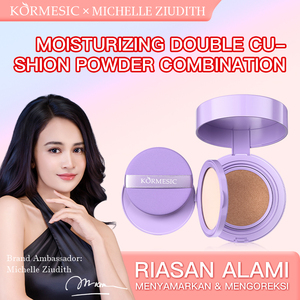 KORMESIC Bpom Certified 20g Moisturizing Double Effect Air Cushion <b>Foundation</b> Soft Matte Powder Compact Concealer Long Wear - Product Image 6