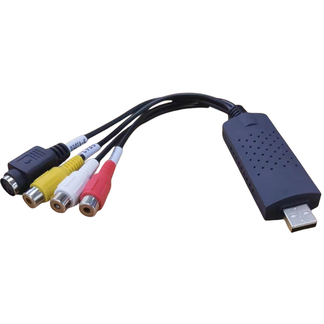USB2.0 Video Capture Card AV Analog VHS Old Video Set-top Box DVD One-way Computer HD Video Capture