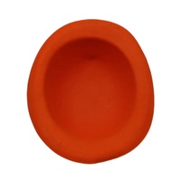 Chapeau de déguisement en feutre orange en forme de citrouille avec feuille verte et visage souriant pour les fêtes d'Halloween et les événements costumés pour enfants