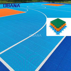 연동 이동식 플라스틱 농구 타일 및 멀티 스포츠 모듈러 pp 바닥재 - Product Image 1