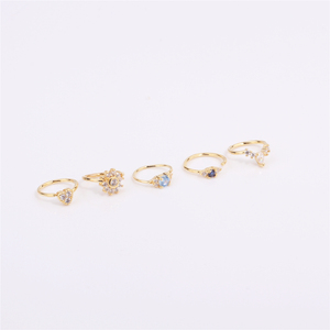 20PCS Mix Style CZ <strong>Nose</strong> Hoop <strong>Ring</strong> for Women <strong>Thin</strong> Plain 10 MM Soft Bendable <strong>Nose</strong> Piercings Hoop Boxed Jewelry 20G - Product Image 3