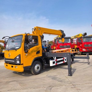 Petite grue hydraulique montée sur camion de 5 tonnes, 8 à 10 tonnes, avec grue, livraison directe d'usine, personnalisable, grue montée sur camion certifiée CE - Product Image 5