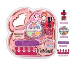 Boîte à maquillage de voiture citrouille, maquillage pour enfants, <span class=keywords><strong>disque</strong></span> rotatif à gloss à lèvres avec éclairage et musique, maquillage lavable pour petites filles - Product Image 5