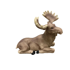 Figuras de Resina de Alce al por Mayor, Estatuas de Reno y Alce Personalizadas para Decoración del Hogar - Product Image 4
