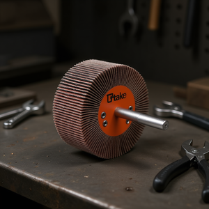 Ttake Abrasive Flap <b>Wheel</b> 50x10 Mm 80 Grit 6 Mm Shaft For <b>Grinding</b> - Product Image 3