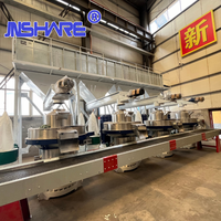 Machine industrielle de fabrication de granulés de biomasse 110 kW certifiée CE pour usine de granulés de sciure de bois et de paille