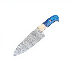 Cuchillo de Chef Japonés de Acero de Damasco, Hecho a Mano, Moderno, con Hoja Forjada, Orientación de Mano Ajustable, Ecológico, para Uso Diario en la Cocina - Product Image 1