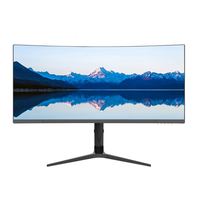 Monitor Curvo RGB de 34 Pulgadas con Luz Ambiental, 144Hz, 4K 3440*1440, 21:9 Super Ancho, 1ms de Respuesta, Panel VA, 110% SRGB, Monitor para Juegos