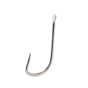 Anzuelo de Pesca Mustad de Manga Plana N.° 6, Acero con Alto Contenido de Carbono, Sin Barbas, para Carpa Crucian, Agua Dulce - Product Image 3