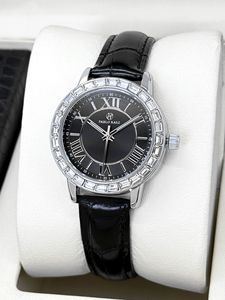 Reloj de cuarzo para mujer con diamantes blancos, elegante, dorado, de corte cuadrado y corte completo. - Product Image 5