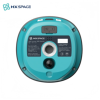 Récepteur GNSS RTK HXSPACE H1 Mini avec technologie de mesure d'inclinaison IMU, 1408 canaux, équipement de topographie GPS portable IP68