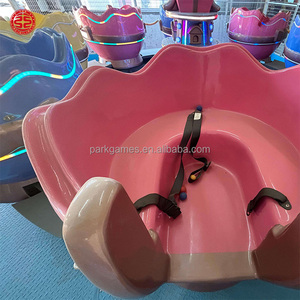 Manèges de parc d'attractions extérieur avec train de course sur circuit circulaire et balles pulvérisatrices, pour parcs à thème - Fourniture directe usine - Product Image 6