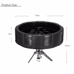 Tête de coupe à sept lames avec lame en acier inoxydable pour accessoires de presse-agrumes Nutri Ninja, base noire à 7 ailettes, bague d'étanchéité - Product Image 2