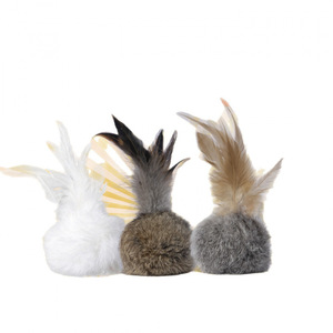 Jouets pour chats, balles en fourrure de lapin, jouets pour chats, jouets Fengrong, bâtons pour chatons, jouets pour chats pour l'auto-entretenissement et la relaxation. - Product Image 1