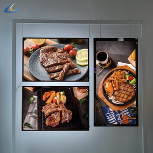 กล่องไฟ LED เมนูแบบแขวนสองด้านแสดงเมนูร้านอาหาร - Product Image 4