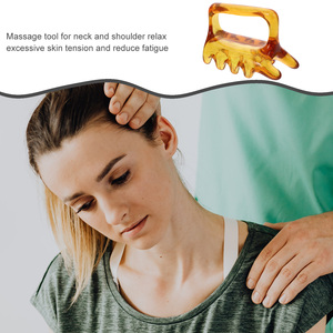 Outil de massage corporel en résine à double poussoir pour le dos, la taille et les épaules, idéal pour soulager la fatigue physique - Vente en gros - Product Image 6