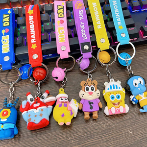 Porte-clés en silicone Patrick Star de dessin animé, jouet tendance, pendentif pour sac, cadeau promotionnel en gros pour poupée - Product Image 1