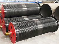 Nouveau tambour de câble en acier au carbone avec roulement à rouleaux pour pont roulant et pont roulant à câble plat