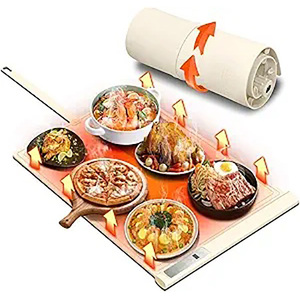 Gelende Beste Prijs Beige Voedsel Verwarming Pad Verwarming Mat Fabriek Groothandel Elektrische Verwarming Lade Voor Buffet Party - Product Image 1