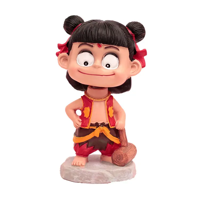 2019ขายร้อนสร้างสรรค์การ์ตูนตุ๊กตาสั่น Nezha ปีศาจเด็กสำหรับของขวัญ