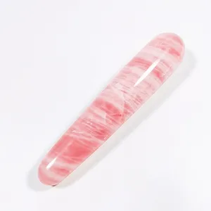 DIY Geschenkidee: Rosa Citrin Schwarzer Obsidian Kristall Massage Rosenquarz Yoni-Stab für Beckenbodentraining - Product Image 3