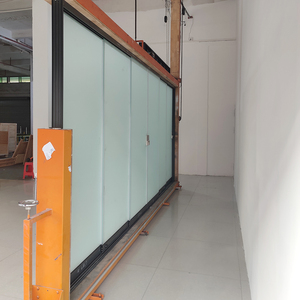 Puerta corredera <span class=keywords><strong>de</strong></span> vidrio sin marco <span class=keywords><strong>de</strong></span> pared divisoria <span class=keywords><strong>de</strong></span> vidrio <span class=keywords><strong>de</strong></span> aluminio para pérgola/cenador Sunroom - Product Image 6