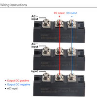Module de diodes redresseuses en pont haute puissance MDC 25A 60A 100A 300A 500A 800A 1600V pour convertisseur de fréquence en silicium et alimentation UPS