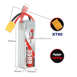 Cho gnb 3500mAh 6S 22.2V 110C LiPo pin với XT60 kết nối UAV thành phần RC máy bay Máy bay trực thăng pin DIY FPV bay không người lái các bộ phận - Product Image 2