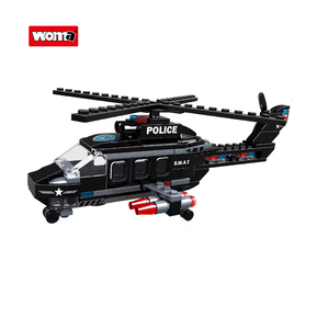 WOMA TOYS C0564 <span class=keywords><strong>Vente</strong></span> chaude en usine Cadeaux Premium Blocs de construction de scène d'hélicoptère armé SWAT Jouet Juguete Barato - Product Image 1