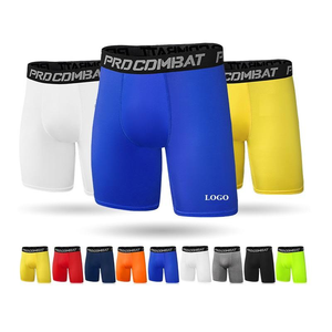 Pantalones Cortos de Compresión Elásticos de Secado Rápido <span class=keywords><strong>para</strong></span> <span class=keywords><strong>Hombre</strong></span>, <span class=keywords><strong>Mallas</strong></span> Deportivas <span class=keywords><strong>para</strong></span> Ejercicio - Product Image 6