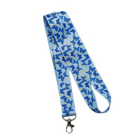 Lanière personnalisée en polyester avec impression par sublimation couleur intégrale, pour carte d'identité, téléphone, accessoire d'événement, vente en gros