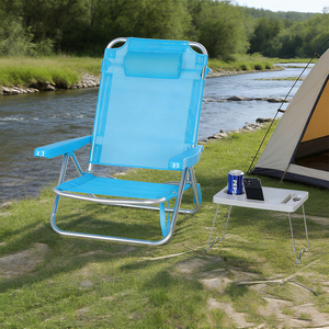 Mesa Plegable Portátil de Plástico para Exteriores, con Portavasos, Bandeja para Aperitivos, Mesa de Picnic y Camping con Patas Plegables - Product Image 5