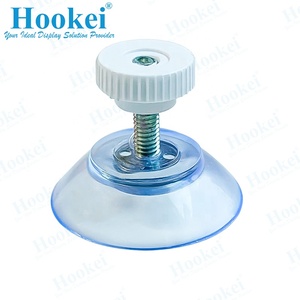 ถ้วยดูดสุญญากาศพีวีซีใสแบบกำหนดเองพร้อมน็อตยึดสำหรับแขวนกระจก - Product Image 3
