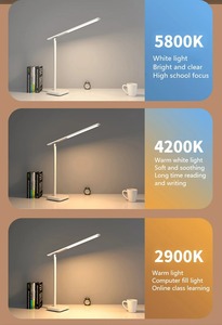 Table Lamp Eyes Protection <b>Touch</b> Dimmable LED <b>Light</b> Student Dormitory Bedroom Reading USB Recharge Desk Lamp Special Gift - Product Image 6