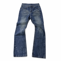 Shorts en jean baggy SOONREE pour hommes OEM ODM, shorts en jean Y2K pour hommes multi-poches cargo, shorts en jean style homme déchirés