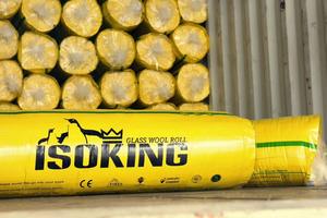 ISOKING R13 R19 R38 Isolation Insolacin Lana <span class=keywords><strong>De</strong></span> Vidrio Chino 50 <span class=keywords><strong>mm</strong></span> <span class=keywords><strong>120</strong></span> cm X 1200 cm Rollo - Product Image 6