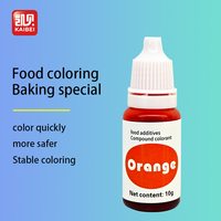 Colorant alimentaire comestible 10g, 12 couleurs, halal, liquide, vente chaude, colorant alimentaire pour la coloration des gâteaux, colorant comestible