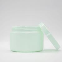 Pot en plastique de 500ml Pot cosmétique Pot à beurre corporel avec couvercle à vis pour emballage en plastique de récipient cosmétique
