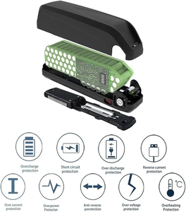 Batterie de vélo électrique de type tube diagonal haute capacité EU 36V 48V 52V 17.5AH 21AH 24.5AH Lithium - Product Image 5