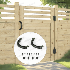 Manija de Puerta Corredera de Nylon Negra, Fácil Instalación, Venta al por Mayor, para Puertas de <span class=keywords><strong>Vinilo</strong></span>/PVC y Madera, Stock Local en EE. UU. - Product Image 6