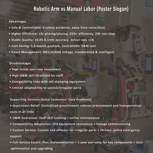 Brazo Robótico de Estampado Borunte, Reemplazo de Trabajo Manual, Alta Eficiencia, 3s de Recogida/Colocación, Aumento de 25% o más, 0 Accidentes de Seguridad, 1500mm - Product Image 6