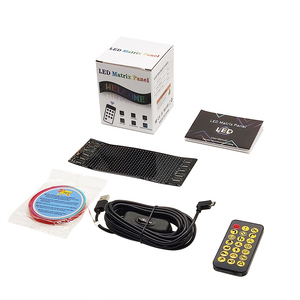 Panneau matriciel LED programmable FPCB, écran flexible, affichage d'animations, message défilant, panneau d'affichage, contrôle par application pour voitures - Product Image 1