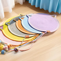 Tapis griffoir pour chat en nid d'abeille, en coton et lin solides, tissé avec du sisal naturel, lavable à la main, protège-canapé, coussin anti-griffures