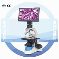 Microscope numérique SCITEK avec écran de 10 pouces, éclairage LED 3W pour la recherche, l'éducation et l'utilisation clinique