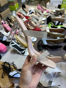 Phụ nữ cao gót giày sexy mở <span class=keywords><strong>Toe</strong></span> dây đeo gót hỗn hợp với dép của phụ nữ bán buôn móng vuốt hauts - Product Image 3