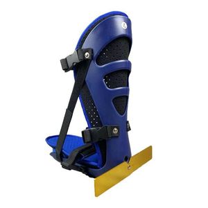 Soporte de Tobillo Deno, Color Azul Oscuro, Talla L, Ajustable, para Rehabilitación y Fisioterapia - Product Image 1